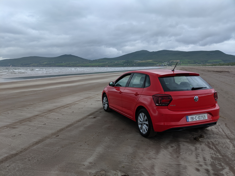 Imitating a beach-buggy Beetle on the 3 mile beach